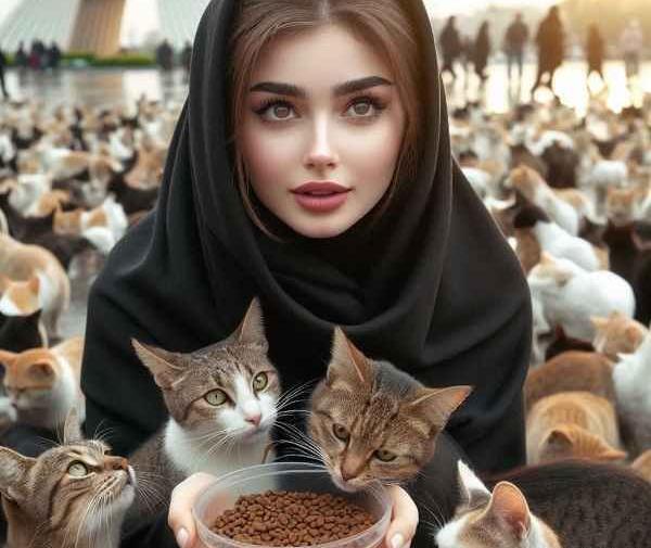 عکس گربه خیابانی با کیفیت