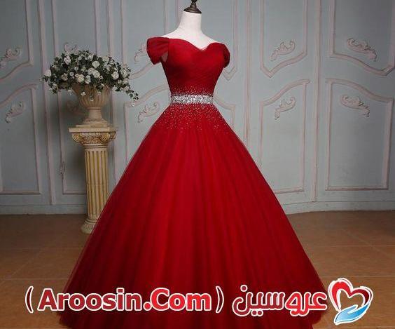 عکس لباس عروس با رنگ قرمز