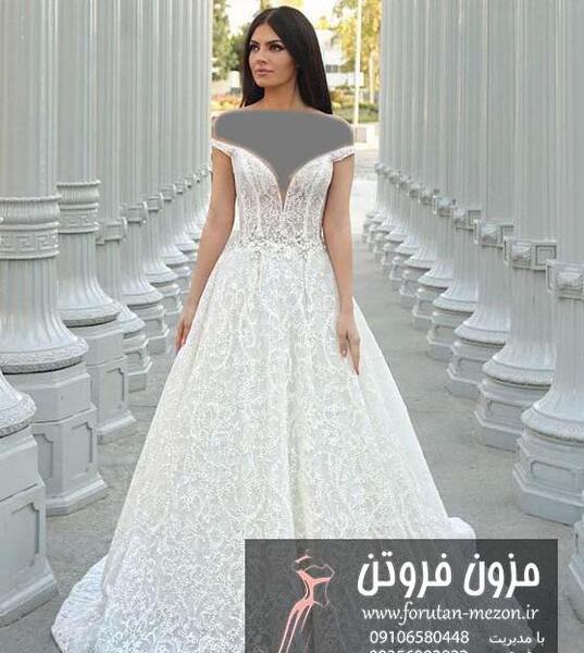 عکس لباس عروس شیک ساده