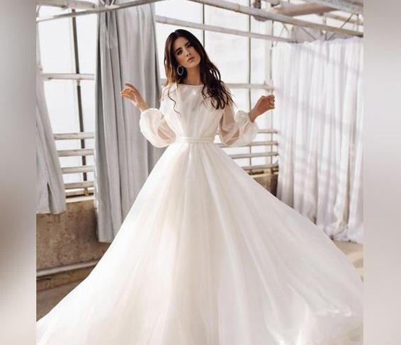 عکس لباس عروس شیک ساده
