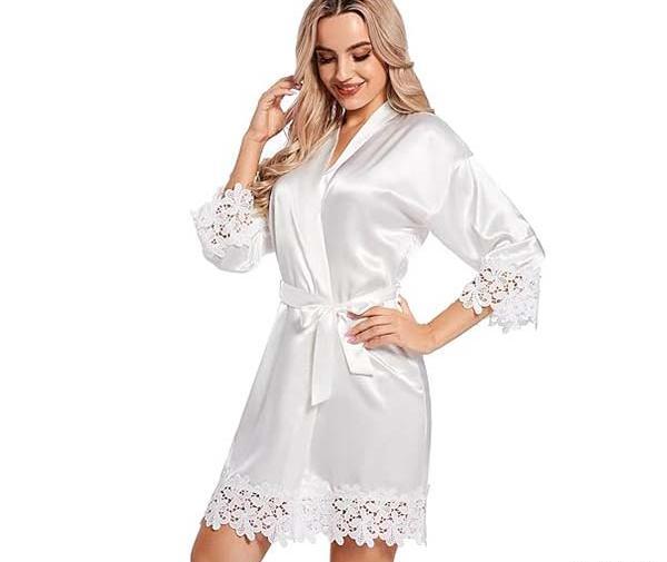 عکس لباس خواب ساتن عروس