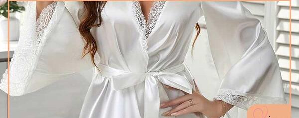 عکس لباس خواب ساتن عروس