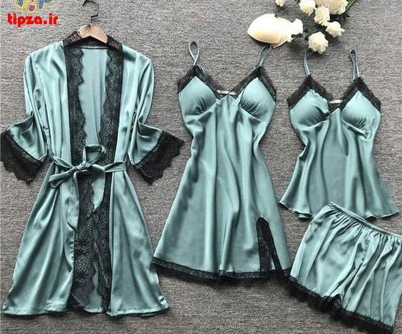 عکس لباس خواب ساتن عروس