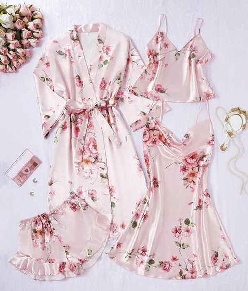 عکس لباس خواب ساتن عروس