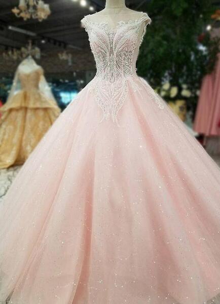 عکس لباس عروس به رنگ نباتی