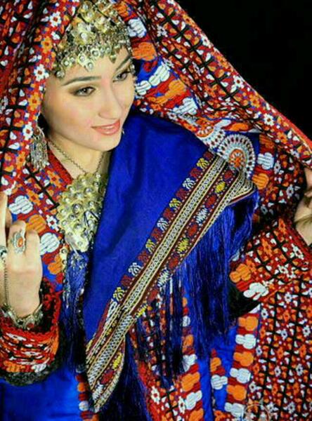 عکس مدل لباس عروس ترکمنی