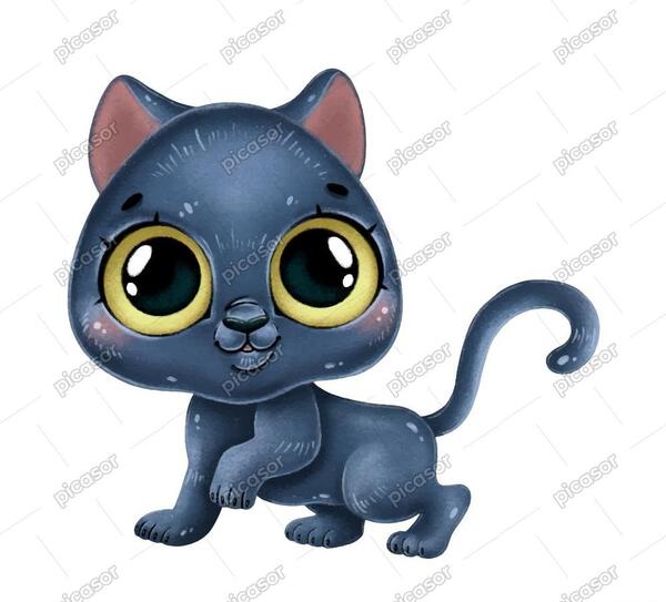 عکس طراحی گربه کوچولو