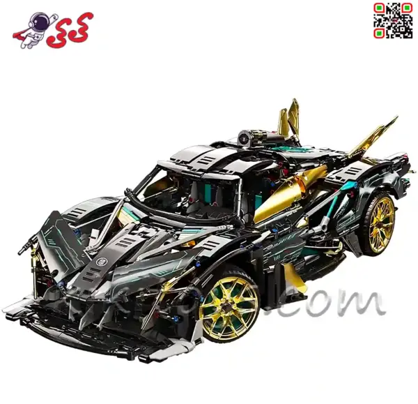 عکس ماشین لامبورگینی رنگ طلایی