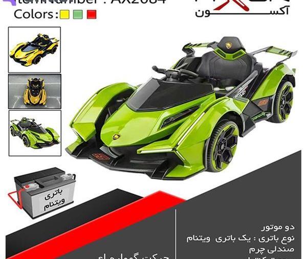 عکس ماشین شارژی لامبورگینی صورتی