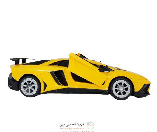 عکس لامبورگینی رنگ زرد