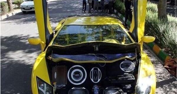 عکس لامبورگینی داخل ایران