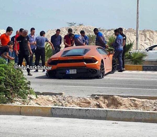 عکس لامبورگینی داخل ایران