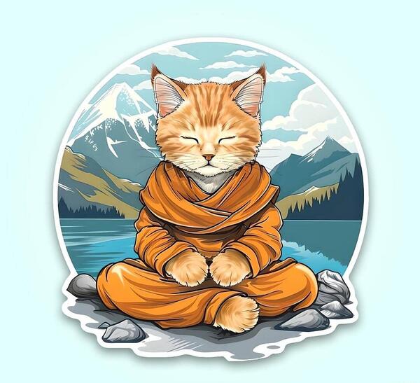 عکس گربه عصبی برای پروفایل