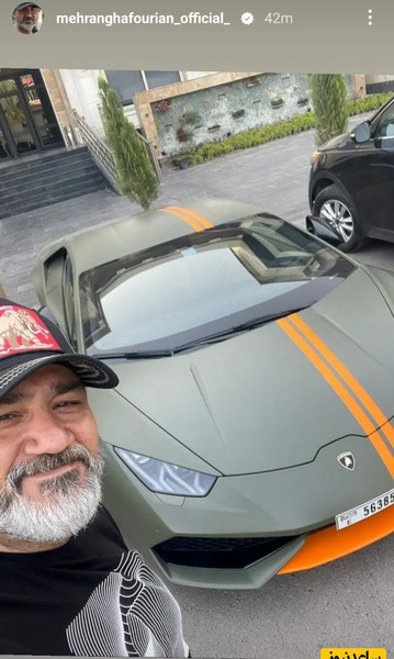 عکس ماشین لامبورگینی تهران