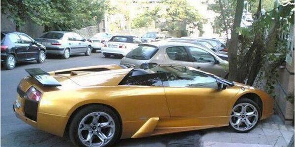 عکس ماشین لامبورگینی تهران