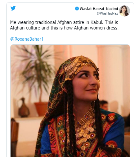 عکس دختر افغان با لباس افغانی