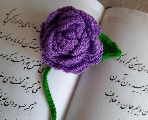 عکس گل رز با کتاب