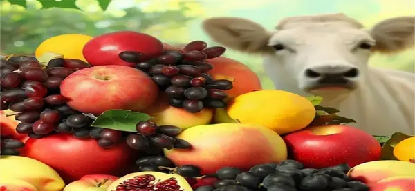 عکس غذا خوردن گاو