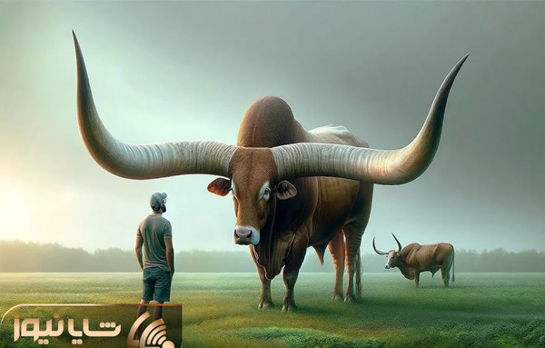 عکس گاو خنگول
