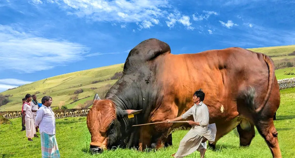 عکس بزرگترین گاو نر