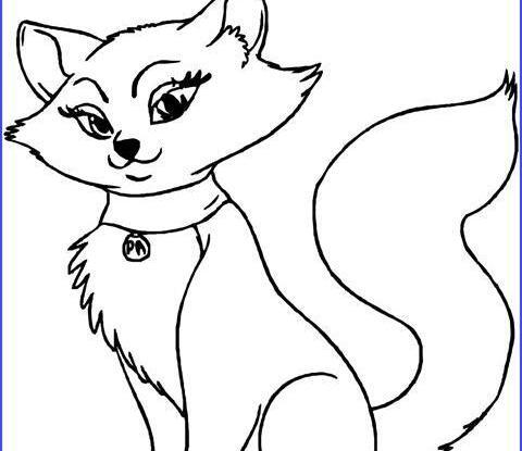 عکس گربه نقاشی کودکانه