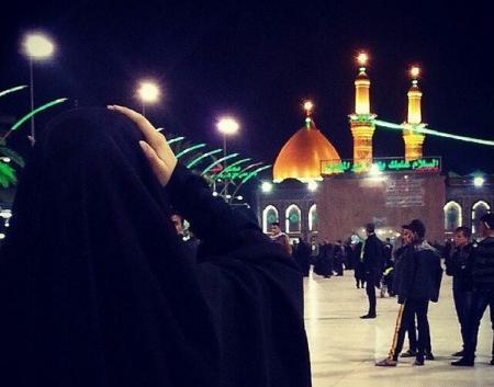 عکس دختر چادری در حال گریه