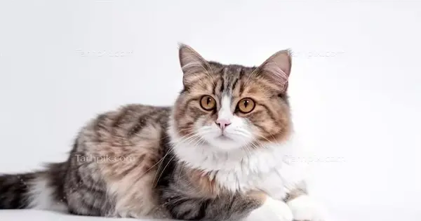 عکس گربه ی سفید خانگی