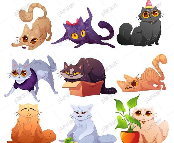 عکس گربه گوگولی فانتزی کارتونی