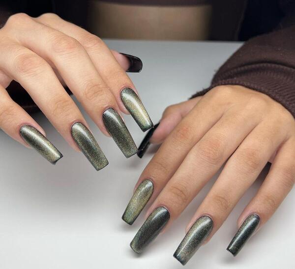 عکس ناخن با طرح گربه