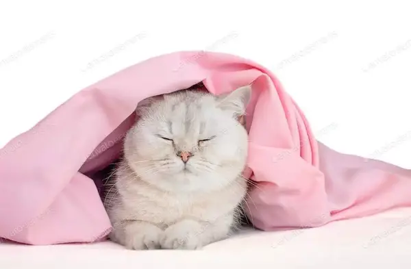 عکس گربه صورتی