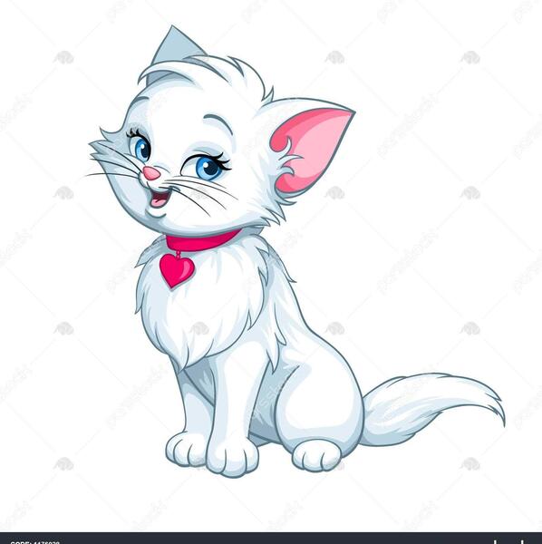 عکس گربه صورتی بامزه