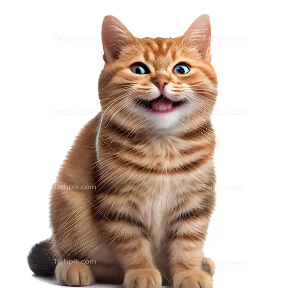 عکس گربه شاداب