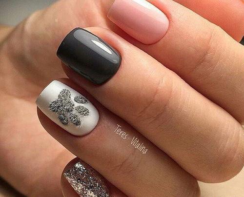 عکس طراحی گربه روی ناخن