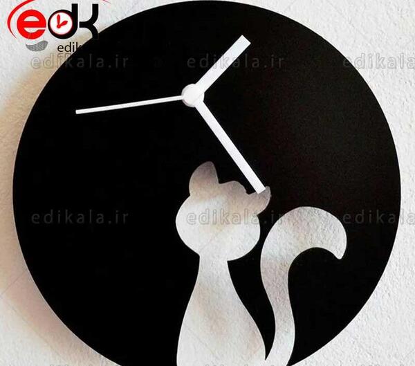 عکس طراحی گربه روی دیوار