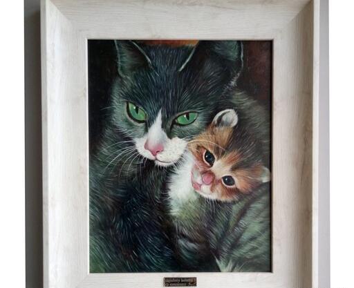 عکس گربه رنگی رنگی