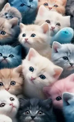 عکس گربه با پس زمینه سفید