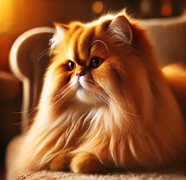 عکس گربه پرشین قهوه ای