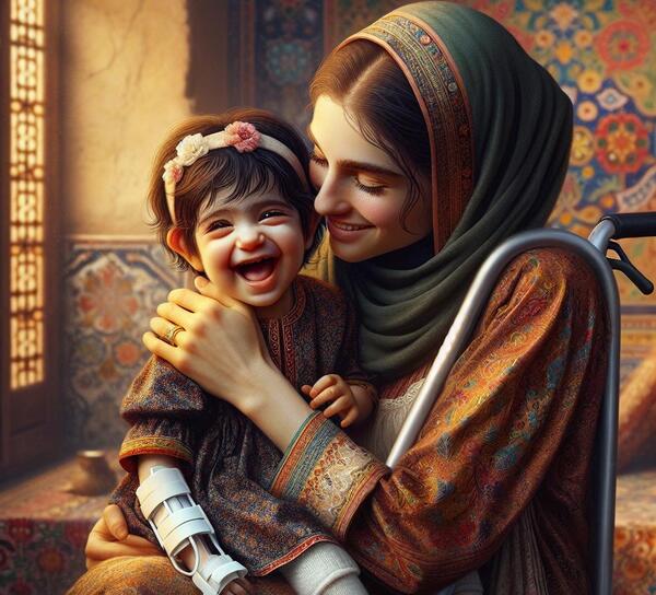 عکس مادر و نوزاد ایرانی