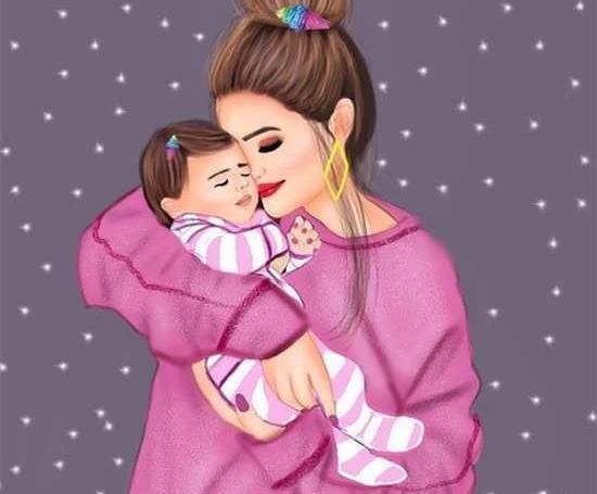 عکس مادر و نوزاد برای پروفایل