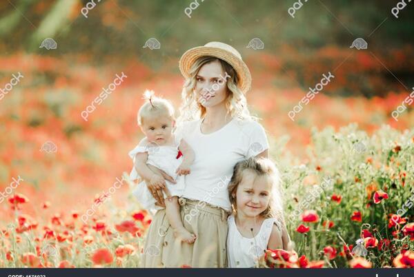 عکس مادر و بچه اش