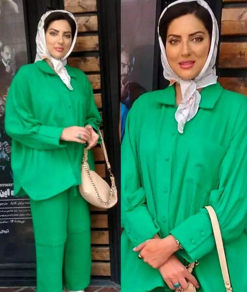عکس پدر و مادر هلیا حسینی