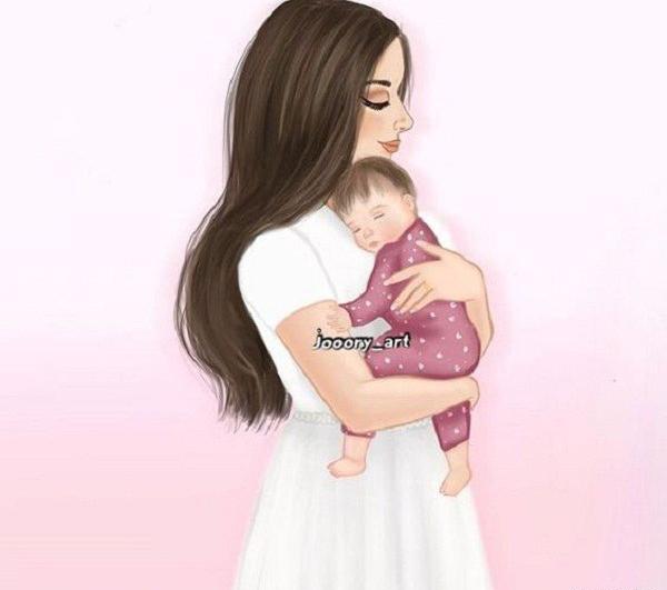 عکس مادر و بچه فانتزی