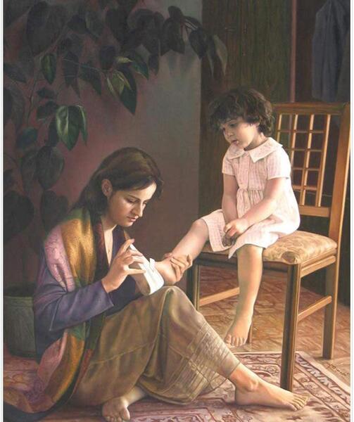 عکس مهربانی مادر