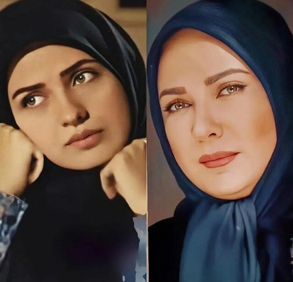 عکس مهدیه موسوی مادر لعیا زنگنه