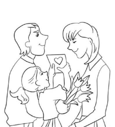 عکس کارتونی مادر و کودک