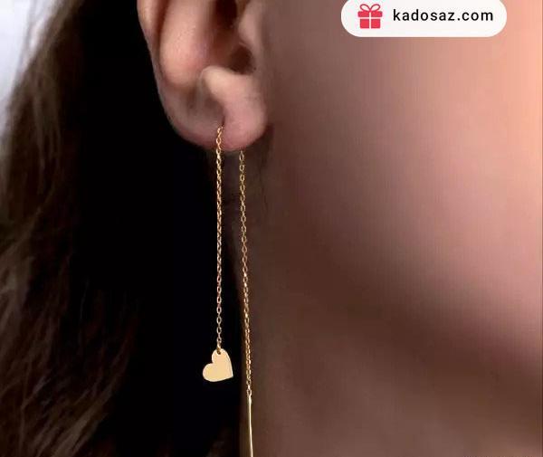 عکس مادر گوشواره قلبی
