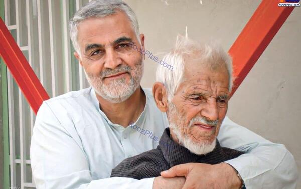 عکس پدر و مادر قاسم سلیمانی