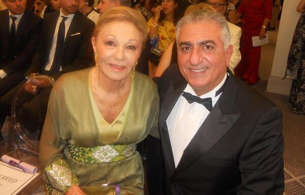 عکس پدر و مادر فرح پهلوی