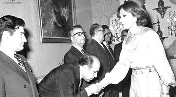 عکس پدر و مادر فرح پهلوی