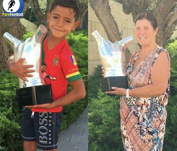 عکس مادر فرزند اول رونالدو